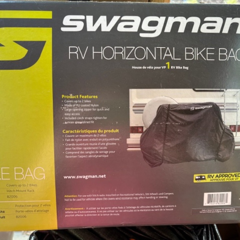 Brand New Swagman RV Horizontal Bike Bag